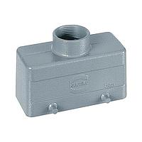 HARTING 09300101421 Hoods HAN 10B PG16 TOP ENT METAL 2 LEVERS