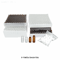 SciLab SL.Vi1267 Vial, Amber, 16ml, Ø23 X h57mm, w/ 20-400 ScrewCap & Hi-PE Septa