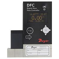 Dwyer DFC-48010-V-ALA2 Digital Flow Controller w/ Tube Sensor for Gas Measurement – NIST Traceable (10 l/min, ± 0.5 % of reading, + 0.2 % FS, 1/8 in, Compression Fitting)