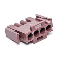 AMP Connectors - TE Connectivity 1-350779-1 Plug Housings 04P UMNL V0 PLUG HSG BROWN