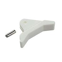 BIVAR CP-06 GY Card Ejectors PCB Card Ejector, 0.062 in. PCB Width, 1.13 in. Upturned Lever, Nylon, Grey