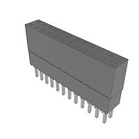 Samtec ESQ-112-23-L-D Sockets Elevated Socket Strip