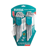 Total THT106KT0181 Tamper Proof Key Wrench Set (18 pcs)