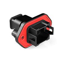 Amphenol SINE Systems AT04-08PB-PM16 Receptacle 8 Position Receptacle, Pin, Panel Mount, Key B, Self-Threading, Reduced Diameter Seal, Strain Relief