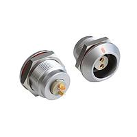 Bulgin PPCEGG2K04CLL Connectors 25mmx24.9mmx24.9mm 4 Contacts Fixed Socket 2Y Series Push Pull Connector